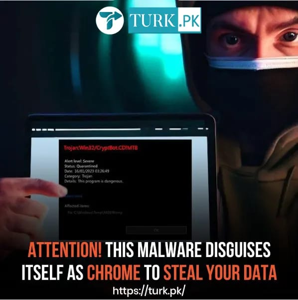 This malware poses as Chrome to steal your data.